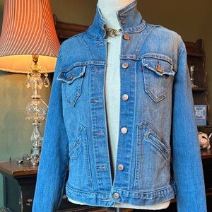 Denim fitted Jacket